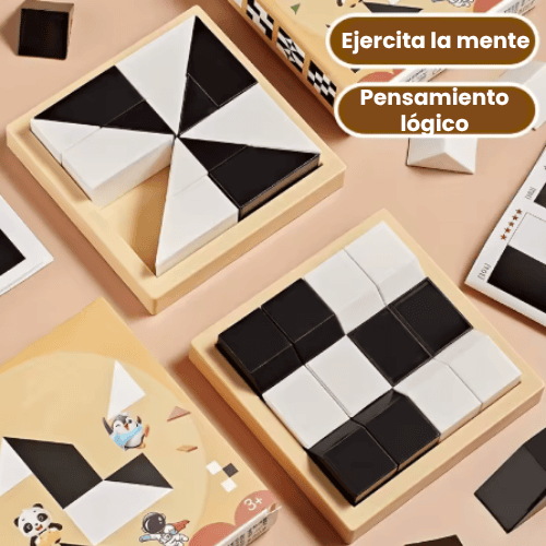HIDDEN BLOCKS 3D PUZZLE ¡PIENSA, CREA Y JUEGA!