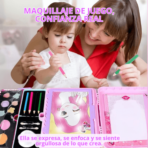 MALETA DE MAQUILLAJE CON LUCES GLIMMORA