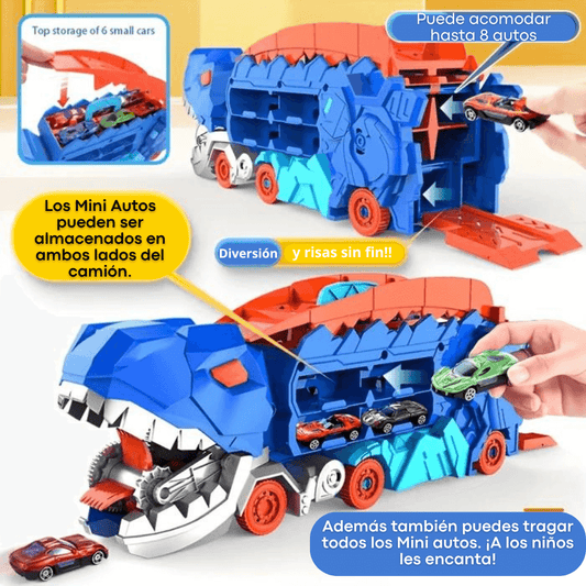 CAMIÓN DINOTRACK DE TRANSPORTE 3 EN 1