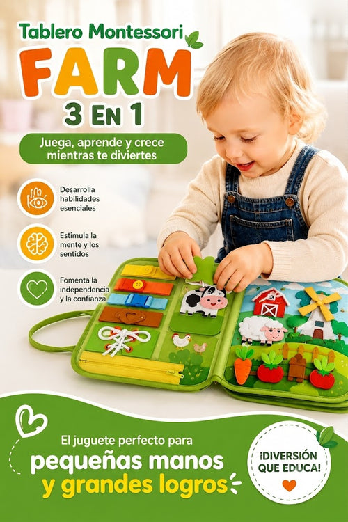 LIBRO MONTESSORI CUENTOS DE LA GRANJA