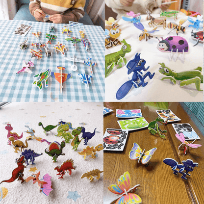ROMPECABEZAS DE ANIMALES 3D