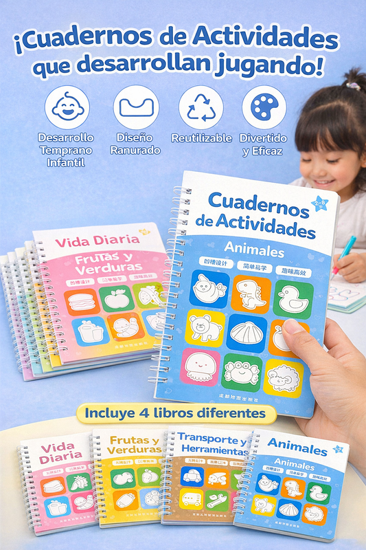 LIBRO DE DIBUJO REUTILIZABLE