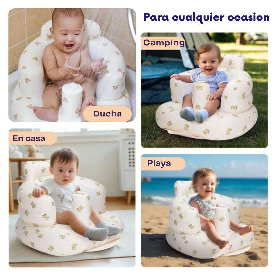 ASIENTO INFLABLE PARA BEBES DE 6 A 36 MESES